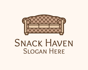 Retro Sofa Furniture logo design