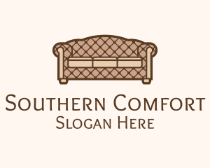 Retro Sofa Furniture logo design