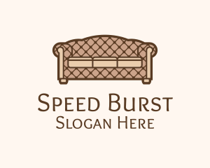 Retro Sofa Furniture logo design