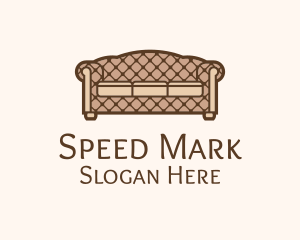 Retro Sofa Furniture logo design