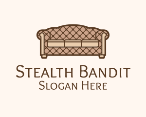 Retro Sofa Furniture logo design