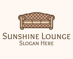 Retro Sofa Furniture logo design