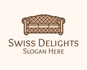 Retro Sofa Furniture logo design