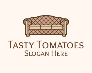 Retro Sofa Furniture logo design