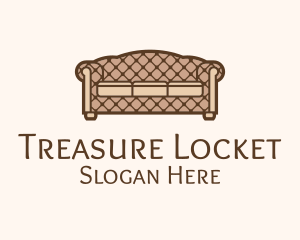 Retro Sofa Furniture logo design