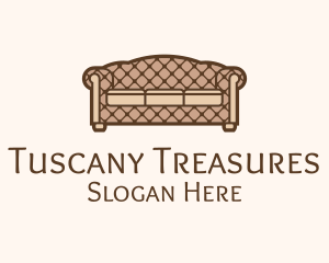 Retro Sofa Furniture logo design