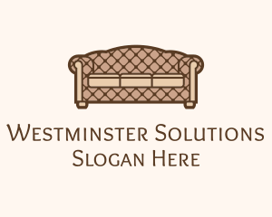 Retro Sofa Furniture logo design