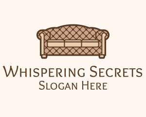 Retro Sofa Furniture logo design