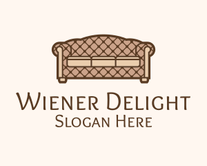 Retro Sofa Furniture logo design