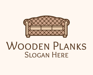 Retro Sofa Furniture logo design