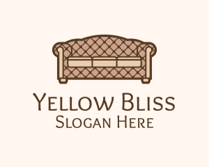 Retro Sofa Furniture logo design