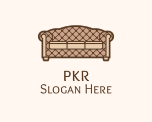 Retro Sofa Furniture logo design