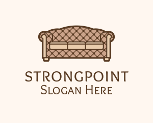 Retro Sofa Furniture logo design