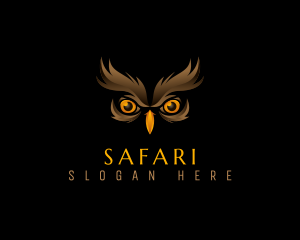 Safari Owl Eyes logo design