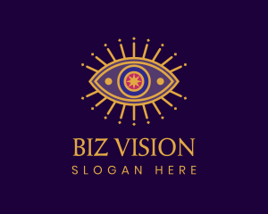 Spiritual Tarot Eye logo design