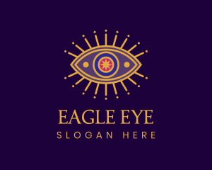 Spiritual Tarot Eye logo design