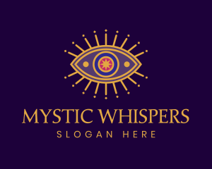 Occult - Spiritual Tarot Eye logo design