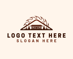 Cabin - Cabin Lumber Woodwork logo design