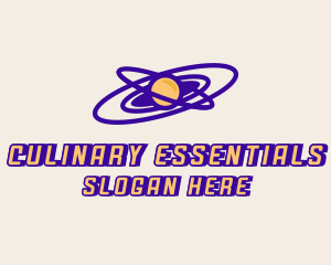 Planetary Orbit Galaxy logo design