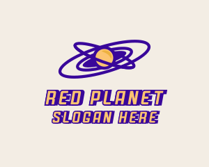 Planetary Orbit Galaxy logo design