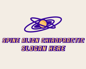 Planetary Orbit Galaxy logo design