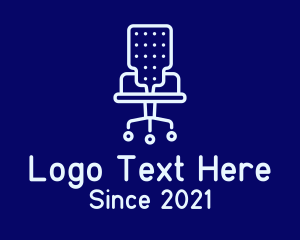 Furniture Store - Cushion Office Chair logo design