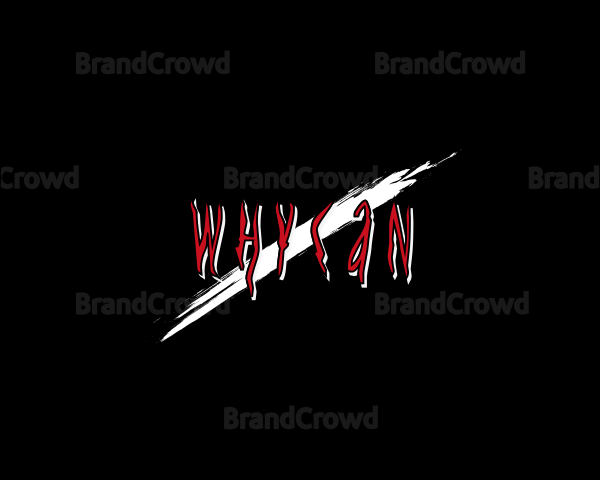 Scarry Horror Wordmark Logo