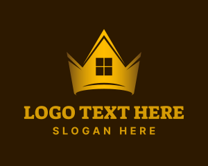 Loft - Gold Crown Real Estate logo design