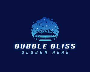 Bubble - Car Cleaning Bubble logo design