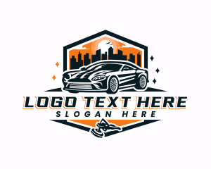 Turbo - City Car Detailing logo design