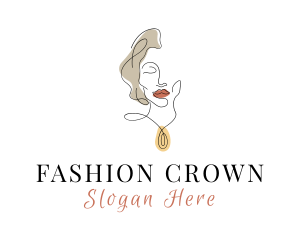 Luxury Jewelry Fashion logo design