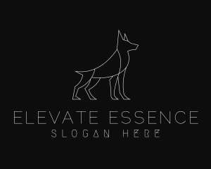 Elegant Dog Trainer Logo
