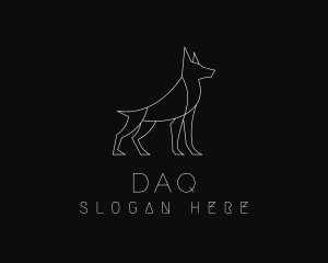 Elegant Dog Trainer Logo