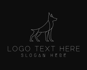 Veterinarian - Elegant Dog Trainer logo design