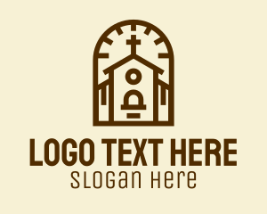 Religious - Catholic Cathedral Church logo design