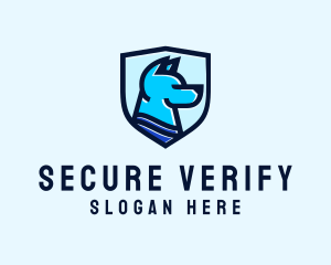 Security Shield Dog logo design