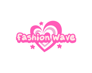 Trend - Cute Valentine Heart logo design