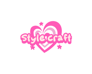 Trend - Cute Valentine Heart logo design