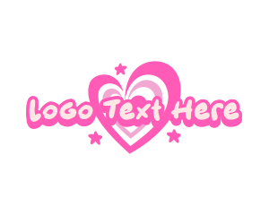 Cute Valentine Heart Logo