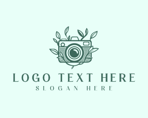 Videography - Floral Elegant Camera logo design