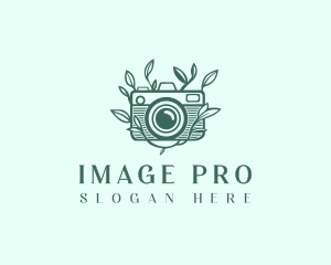 Floral Elegant Camera logo design