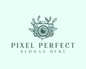 Floral Elegant Camera logo design