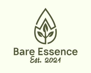 Leaf Spa Essential Oil logo design