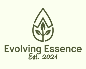 Leaf Spa Essential Oil logo design