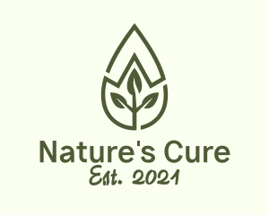 Naturopath - Leaf Spa Essential Oil logo design