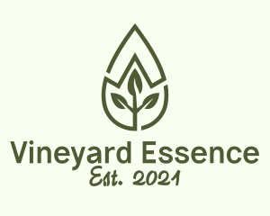 Leaf Spa Essential Oil logo design