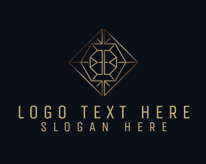 Luxe - Elegant Diamond Business logo design