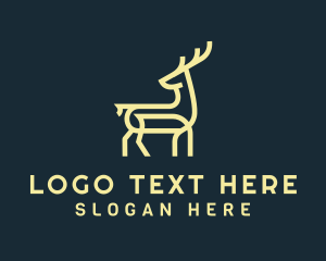Deer - Yellow Deer Boutique logo design