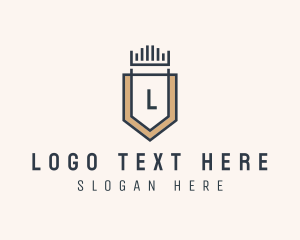 Law Firm - Deluxe Crown Shield logo design