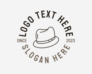 Gentleman - Fedora Hat Boutique logo design